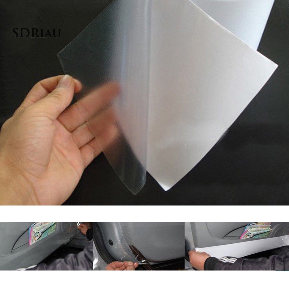 Miếng dán bảo vệ sơn xe hơi 15x300cm trong suốt chống trầy tiện dụng