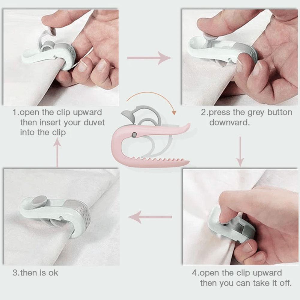 Kẹp Nhựa Cố Định Ga Giường Chống Trượt Tiện Dụng