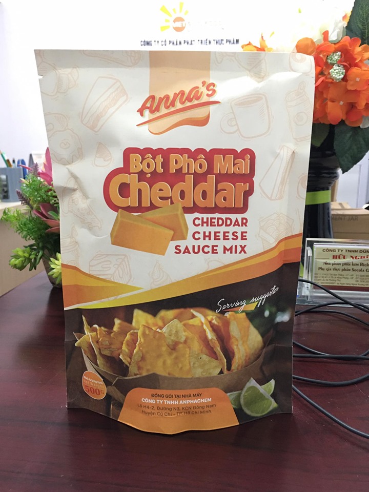 BỘT PHÔ MAI - CHEDDAR CHEESE SAUCE MIX 500g - Rồng Xanh Foods