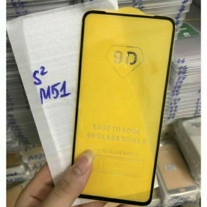 Kính cường lực 9D cho samsung M51/samsung M62 Full màn hình