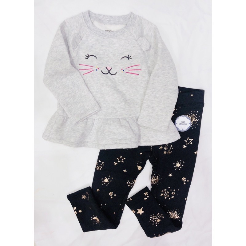 Áo thun lót nỉ xuất dư xịn cho bé (có size 12 tháng và 3 tuổi)