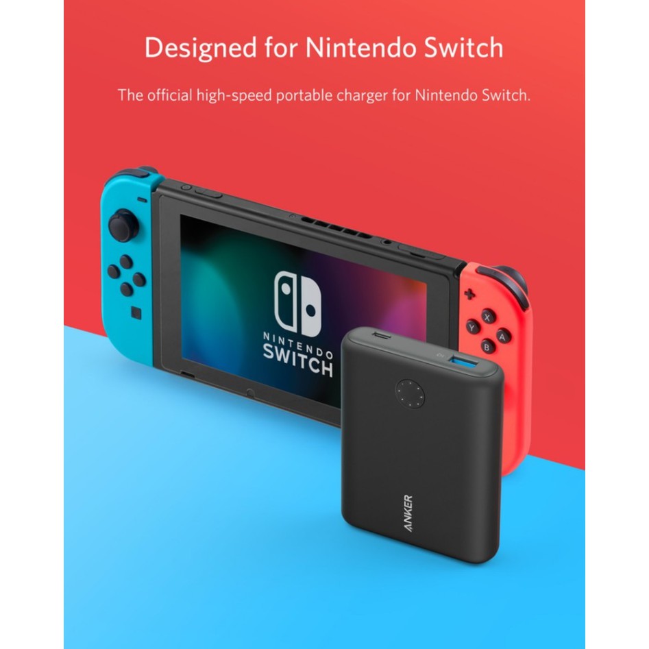 Pin dự phòng Anker A1241 PD PowerCore 13400 mAh Nintendo Switch Edition