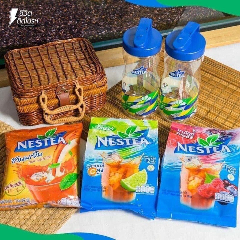 Trà Nestea Thái Lan vị dâu rừng - Bịch 18 gói