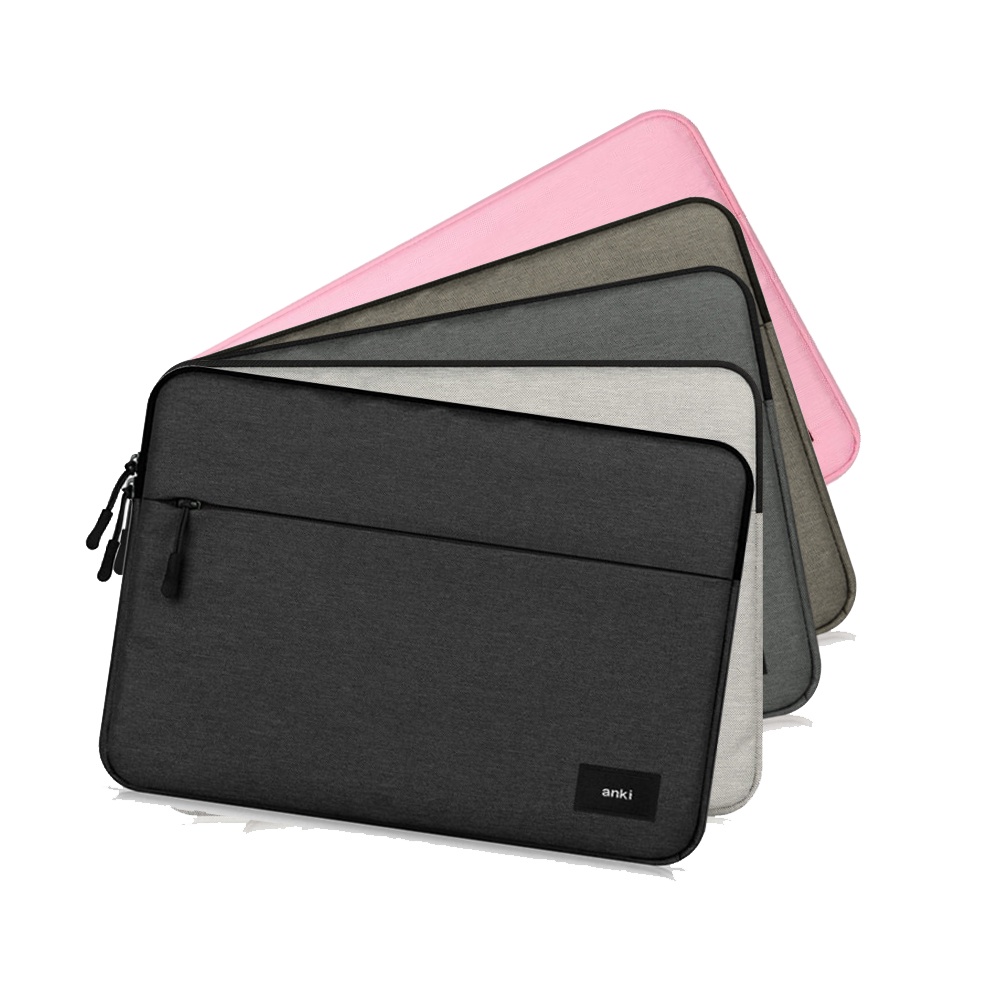 Túi Chống Sốc Laptop Mac Book Anki Kháng Nước Có Ngăn Phụ, Bên Trong Nhung Mềm Đựng Laptop 12 13.3 14 15 15.6inch