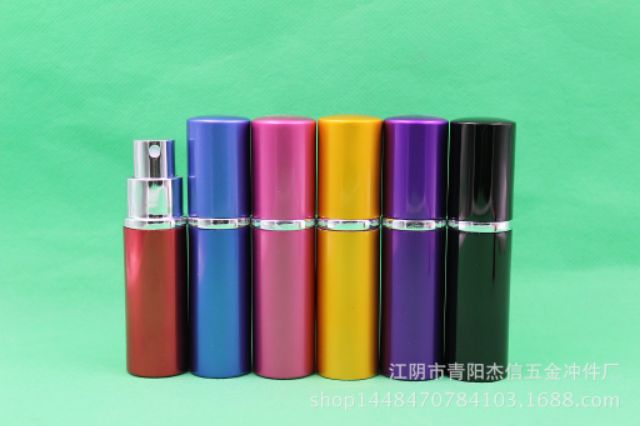 Chai chiết nước hoa 10ml vỏ nhôm, nhám loại xịn xò
