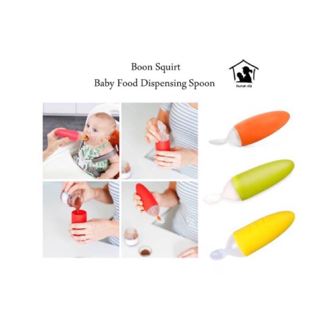 Bình thìa Boon Squirt cho bé 4th+