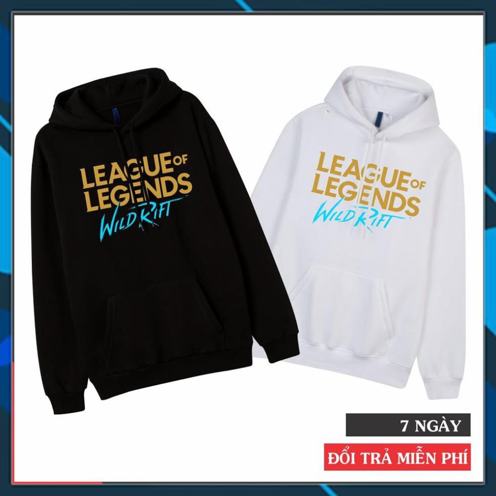 (SALE 50%) ÁO HOODIE Liên Minh Huyền Thoại Tốc Chiến 2 Màu Đen Và Trắng Kiểu Dáng Trẻ Trung Dành Cho Cả Nam Và Nữ