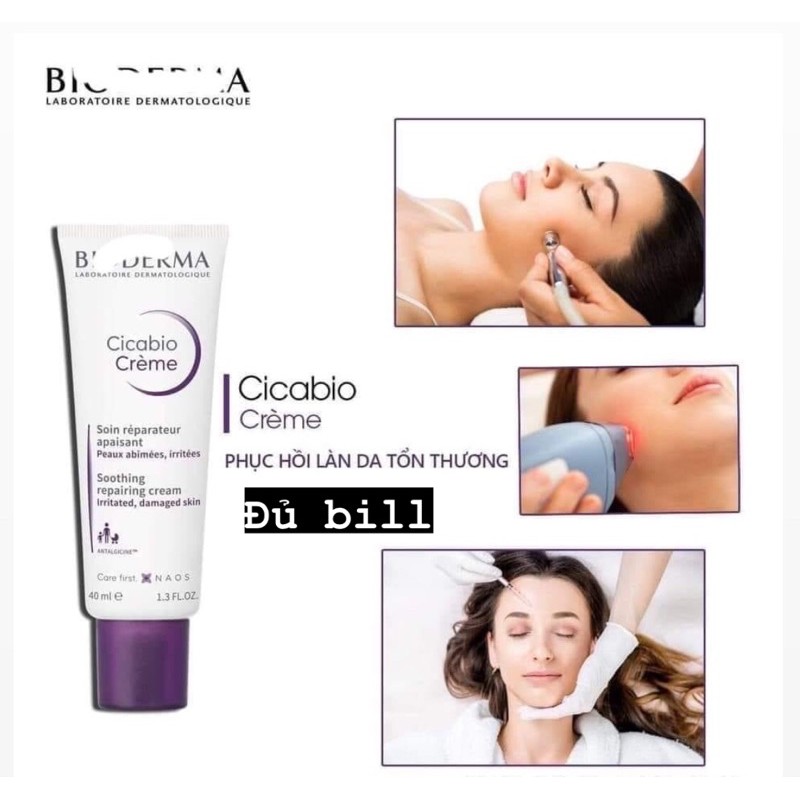 [Đủ bill - Bản Pháp] Kem dưỡng Cicabio tím 40ml | BigBuy360 - bigbuy360.vn