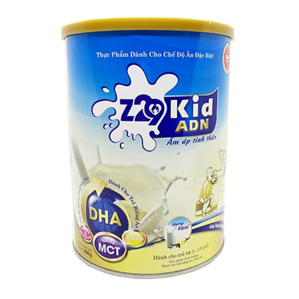 [TẶNG CỐC THUỶ TINH] Sữa Z29 KidADN cho trẻ biếng ăn thấp còi Lon 900g - IC Pharma