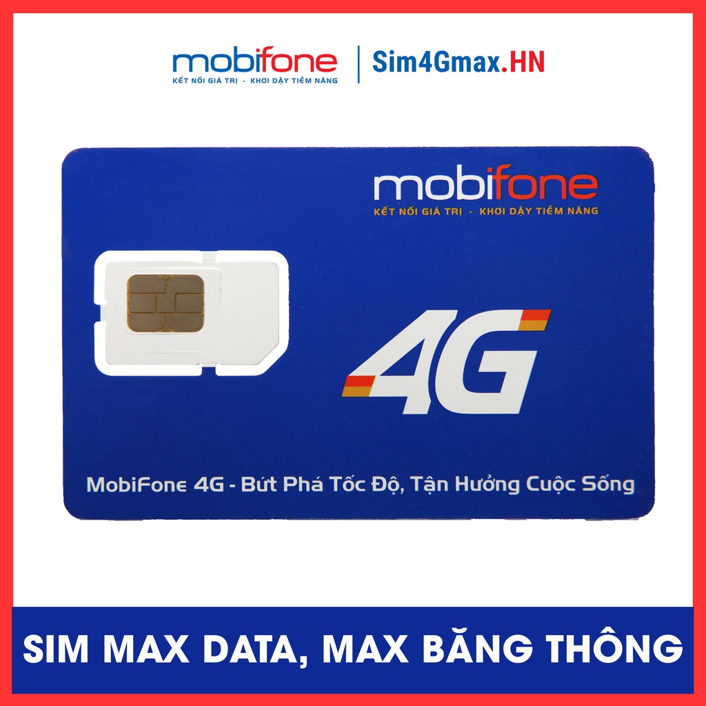 Sim 4G Wifi Max Data Max Băng Thông (1000Gb tốc độ cao 1 ngày)