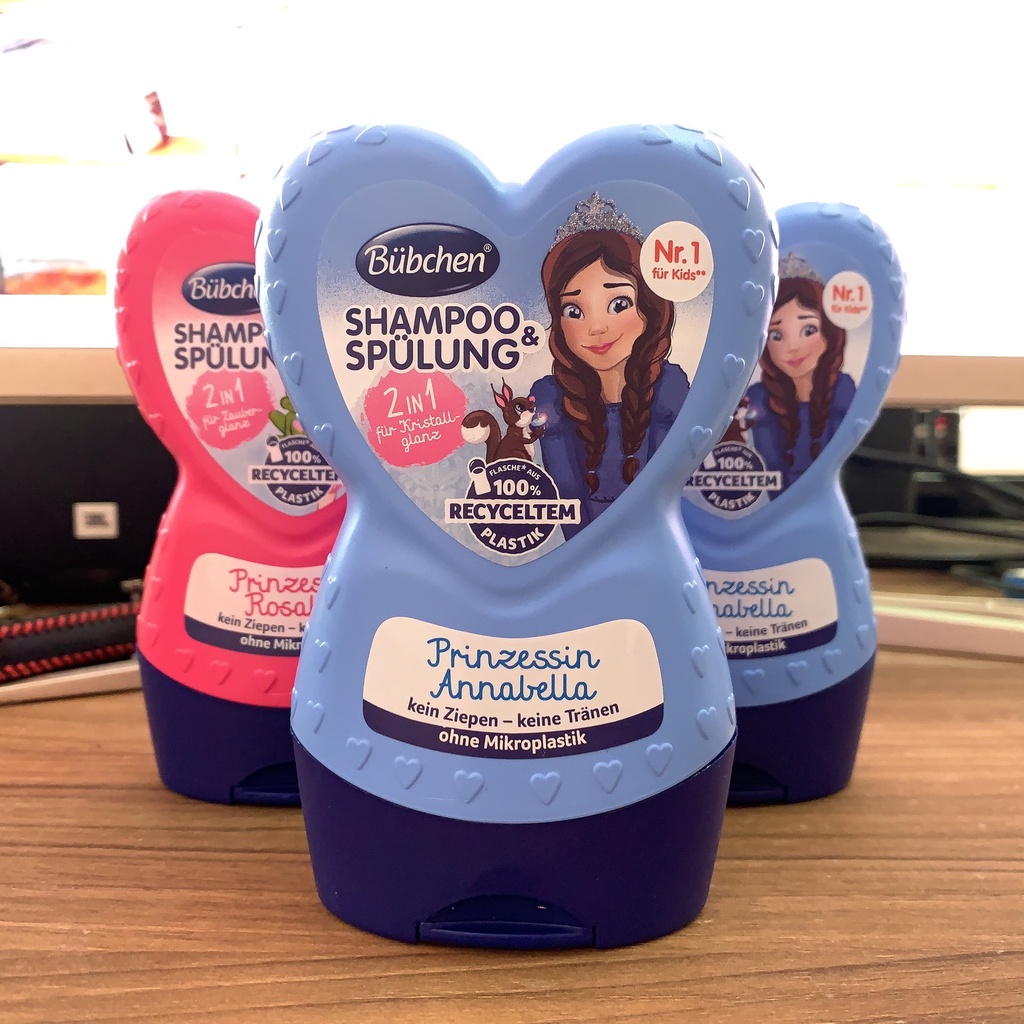 Bộ sản phẩm sữa tắm &amp; Dầu gội 2in1 Bubchen Nestle Đức ( Dành cho bé từ 3 tuổi trở lên )  Lọ 230ml