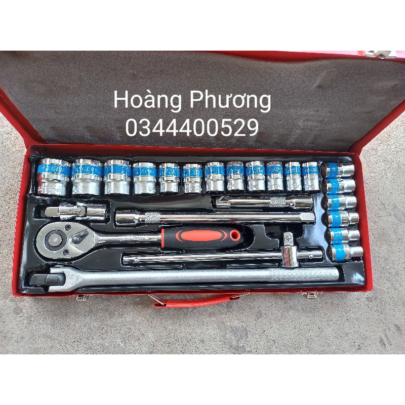 Bộ tuýp khẩu Top 24 chi tiết tiêu chuẩn Đức