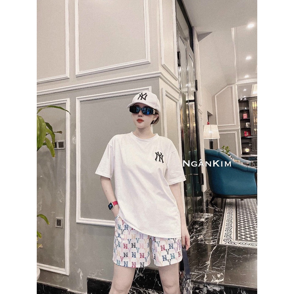 SET BỘ THỜI TRANG FOM RỘNG PHỐI HỌA TIẾT NY THÊU CHẤT THUN COTTON PHỐI LẠNH 3D CO GIÃN ĐẸP, MỀM, MỊN