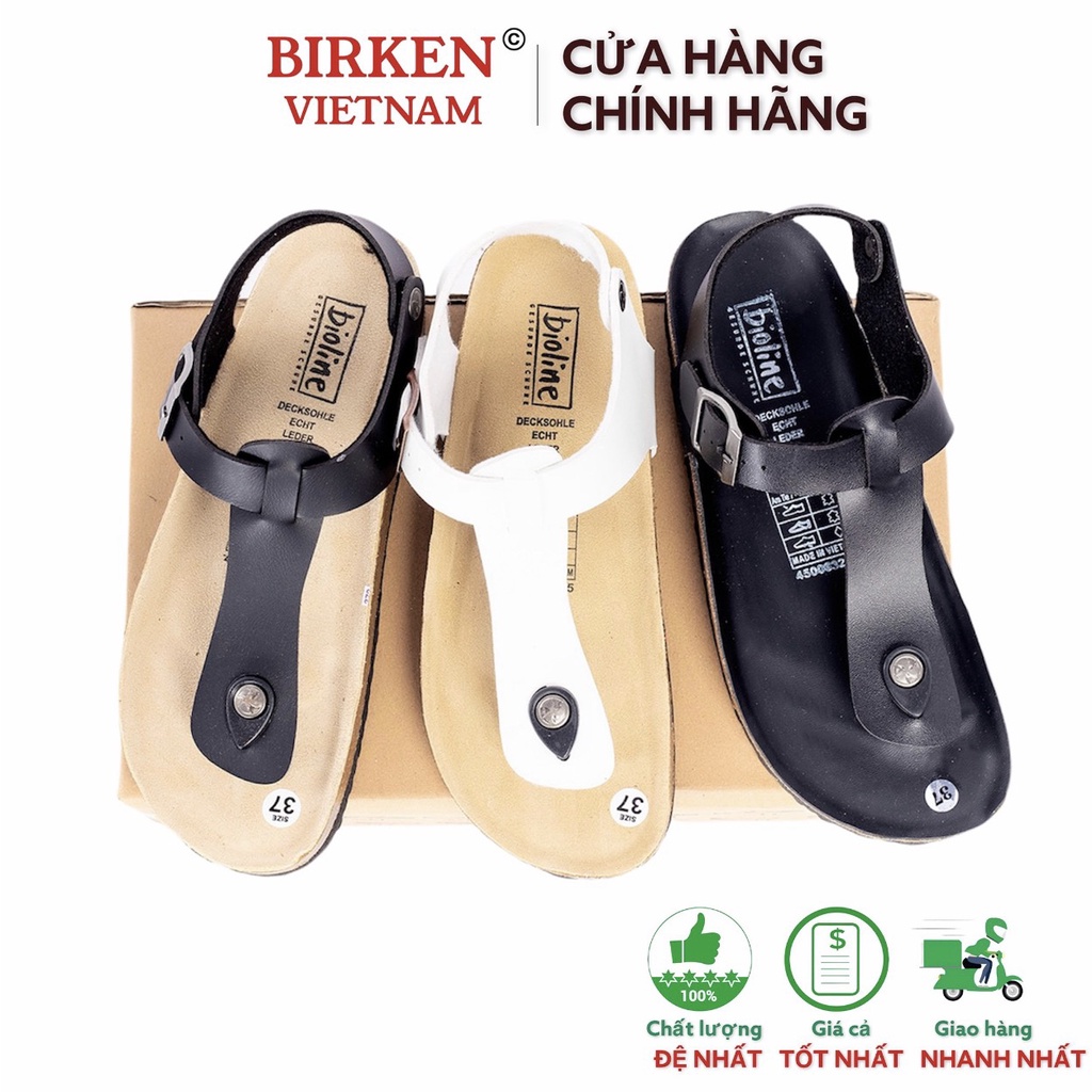 Giày sandal quai hậu sandal xuất khẩu Dòng da PU Leather Mã D10