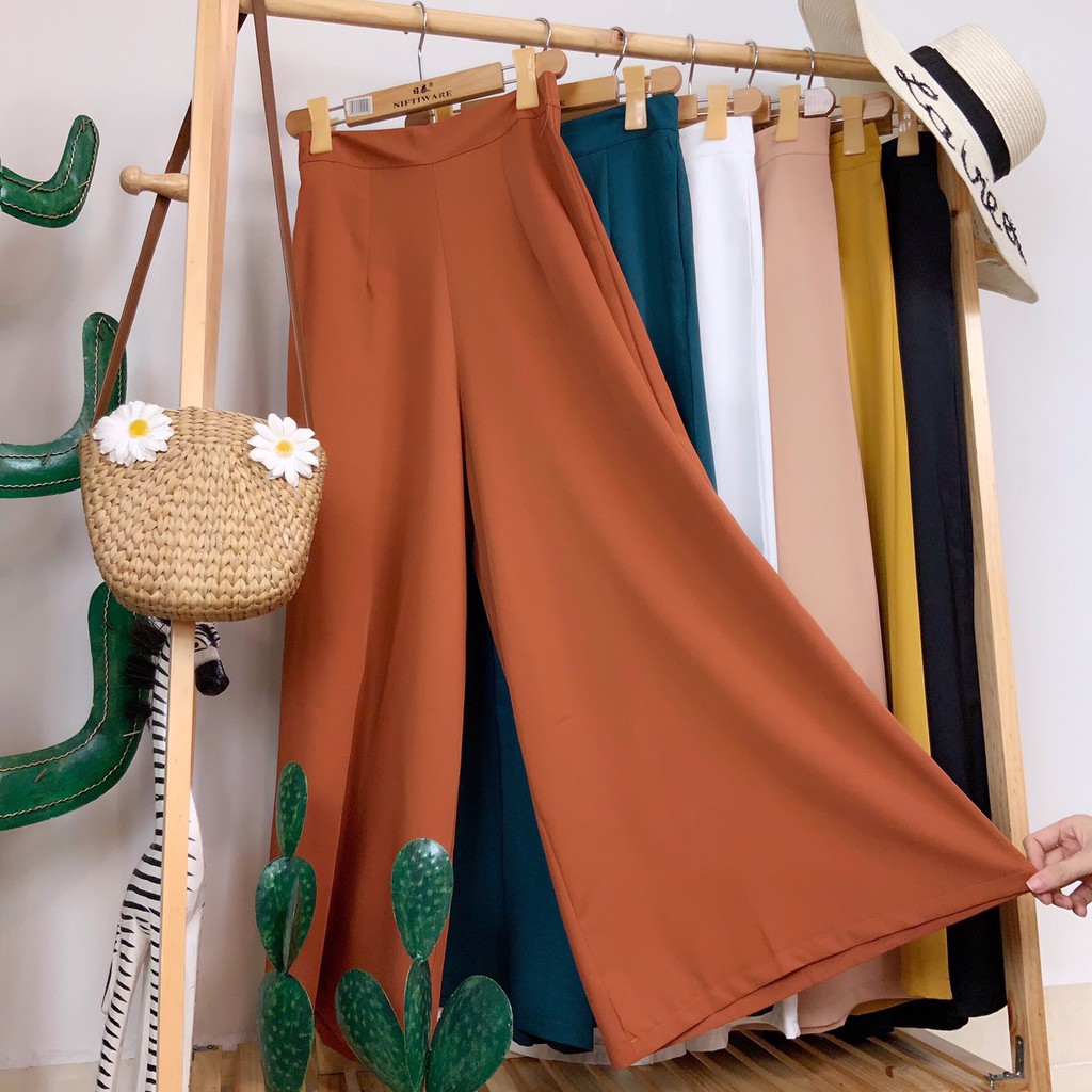 Quần tây ống rộng MIMIX quần dài lụa chéo trơn đi làm, đi chơi sang trọng BD0155 | BigBuy360 - bigbuy360.vn