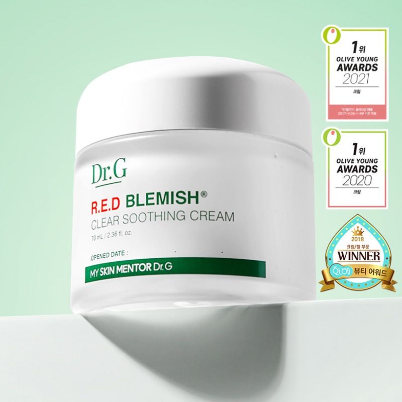 Kem dưỡng dành cho da nhạy cảm Dr.G RED Blemish Soothing Cream