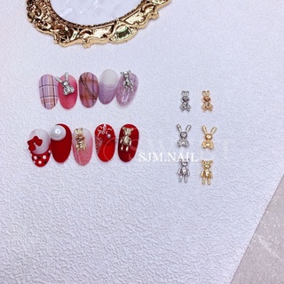 Charm gấu-thỏ trang trí móng mới ra 2021