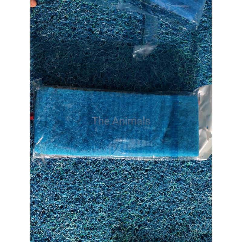 COMPO 2 bông gòn lọc nước XANH &amp; mút ĐEN cho hồ cá size 31x12x2 cm