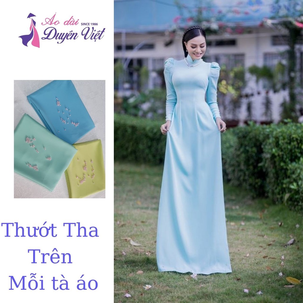 Áo dài trơn nhiều màu