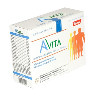 Tăng cân Avita giúp tăng cân bền vững, ăn ngon miệng hơn, hấp thu nhanh, tăng tổng hợp cơ bắp, cân nặng (01 HỘP)