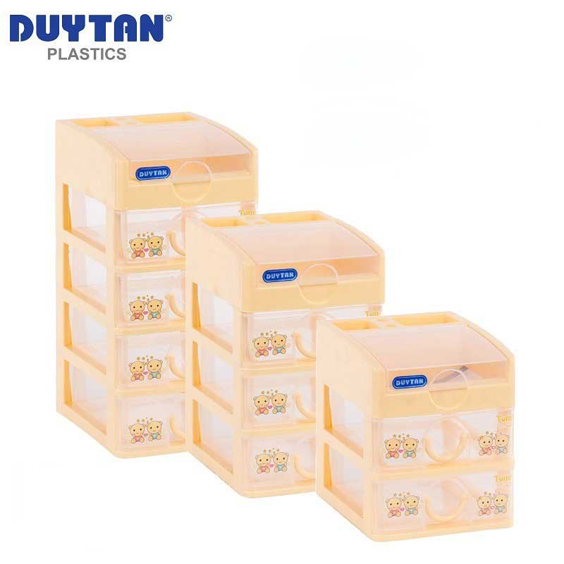 Tủ Nhựa Mini Tomi Duy Tân 3 Tầng Nhựa PP/ABS An Toàn Thiết Kế Đựng Đồ Tiện Lợi
