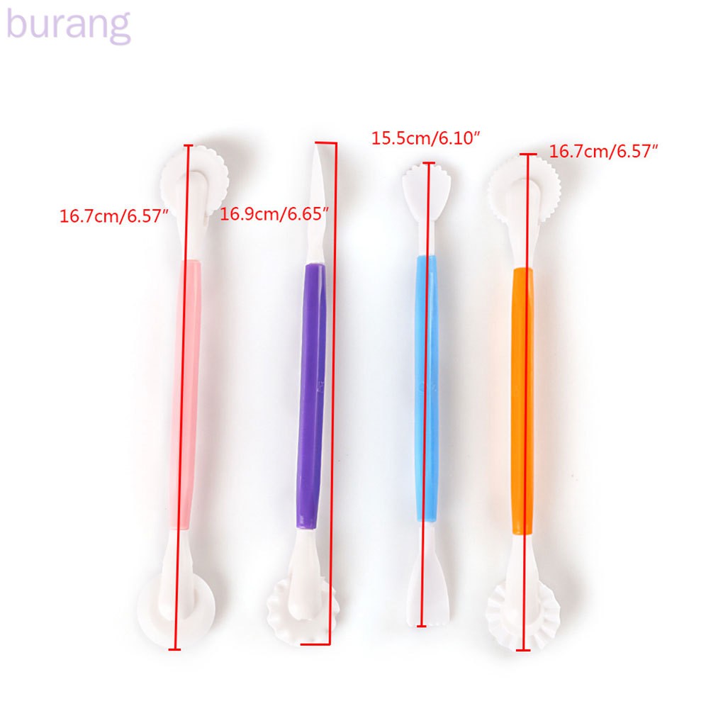 Set 4 dụng cụ cắt bánh trang trí tạo hình đa năng chuyên dụng