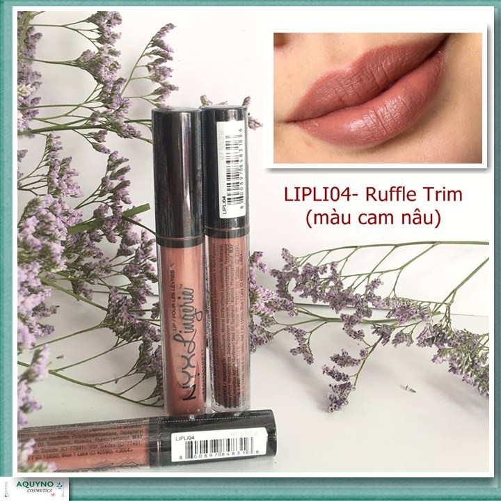 Son Kem Lì NYX Lip Lingerie Liquid Lipstick - LIPLI04 - Ruffle Trim
