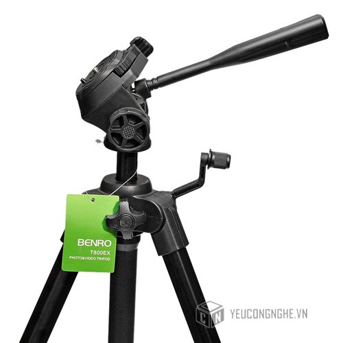 Tripod chụp ảnh 3-Way Pan/Tilt Head Benro T800Ex