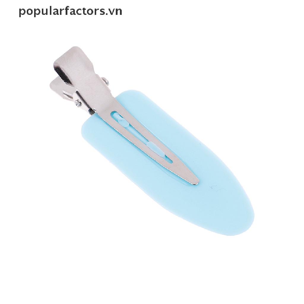 Set 4 Kẹp Tóc Không Để Lại Dấu 4 Màu Hình Chiếc Lá