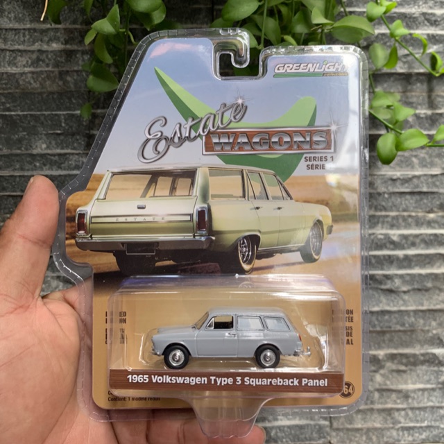 Greenlight - 1965 VolkswagenType 3 Panel - xe mô hình tỉ lệ 1/64
