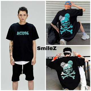 Áo Thun Tay Lỡ Bad Habits Acidic Unisex Form Rộng Nam Nữ