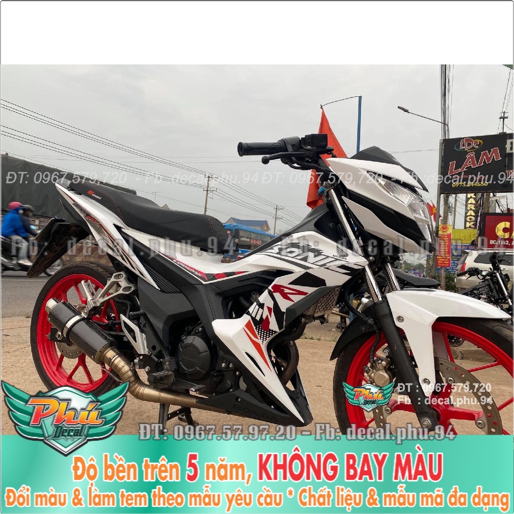 Tem Rời Sonic trắng đen (K) -1