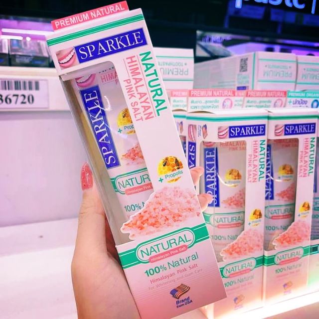 Kem Đánh Răng Sparkle Himalayan Pink Salt 100g