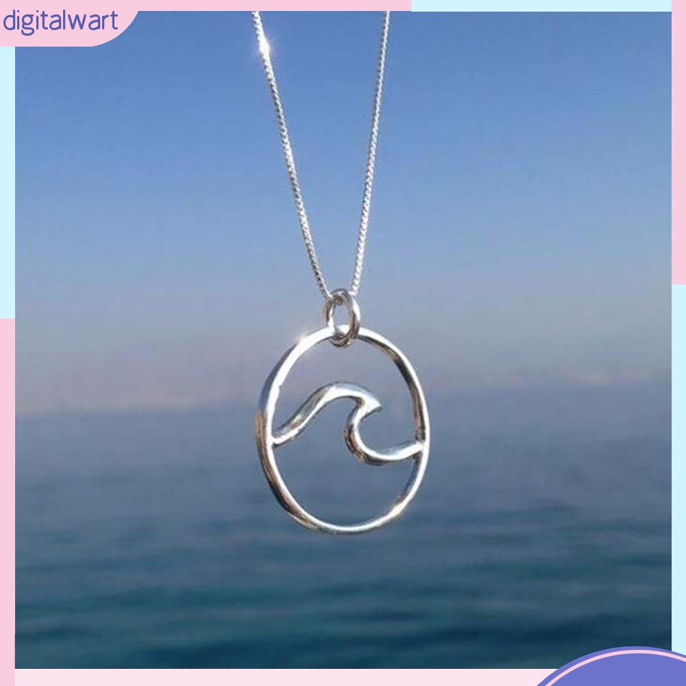 Dg✌❤Vòng cổ MặT HìNh SóNg BiểN ThờI Trang Cho Nữ