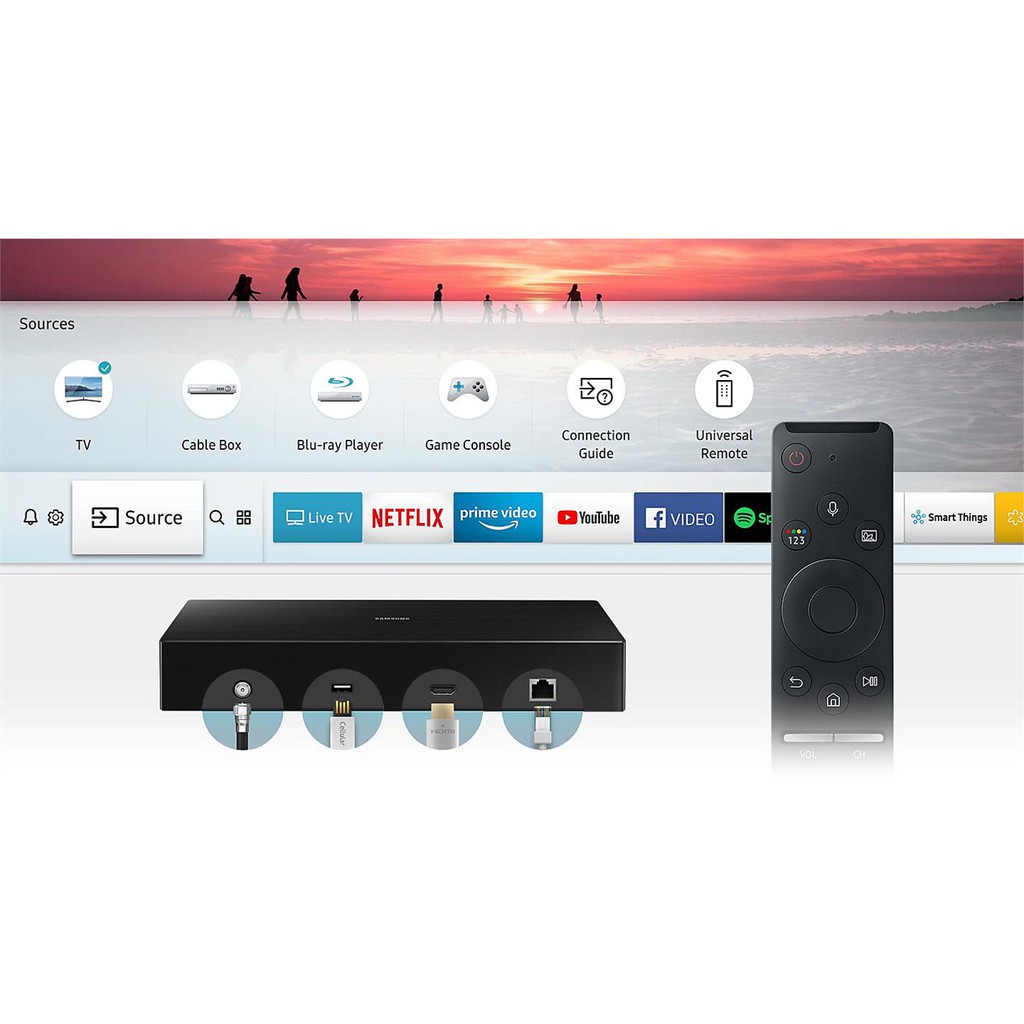 QLED Tivi Samsung 75Q7FNA 75 inch, 4K HDR, Smart,Điều khiển tivi bằng điện thoạiCó, Bằng ứng dụng SmartThings.