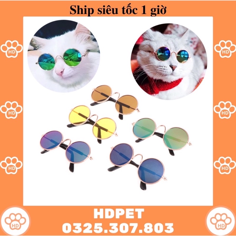 Kính mắt cho mèo cute thời trang