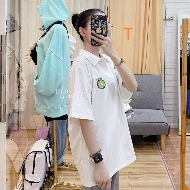 Sét áo polo quả chanh+quần chun gấu