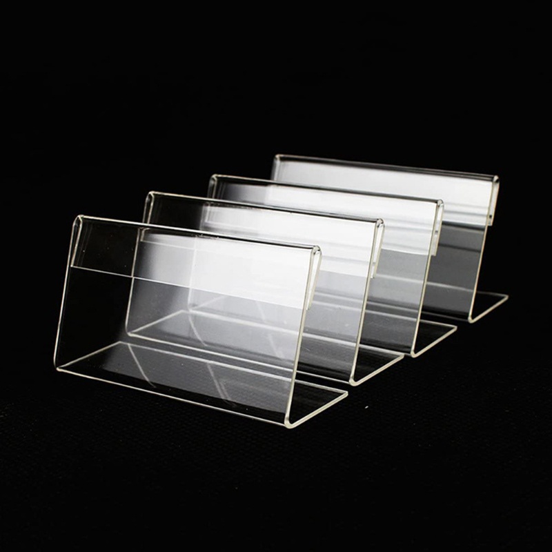 Set 20 Giá Đỡ Sách Bằng Acrylic Trong Suốt Kích Thước 2.75X1.57Inch