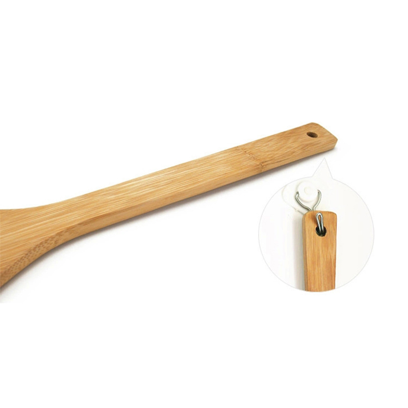 Thìa Gỗ Vuông 30cm Jp5 Không Dính Tiện Dụng