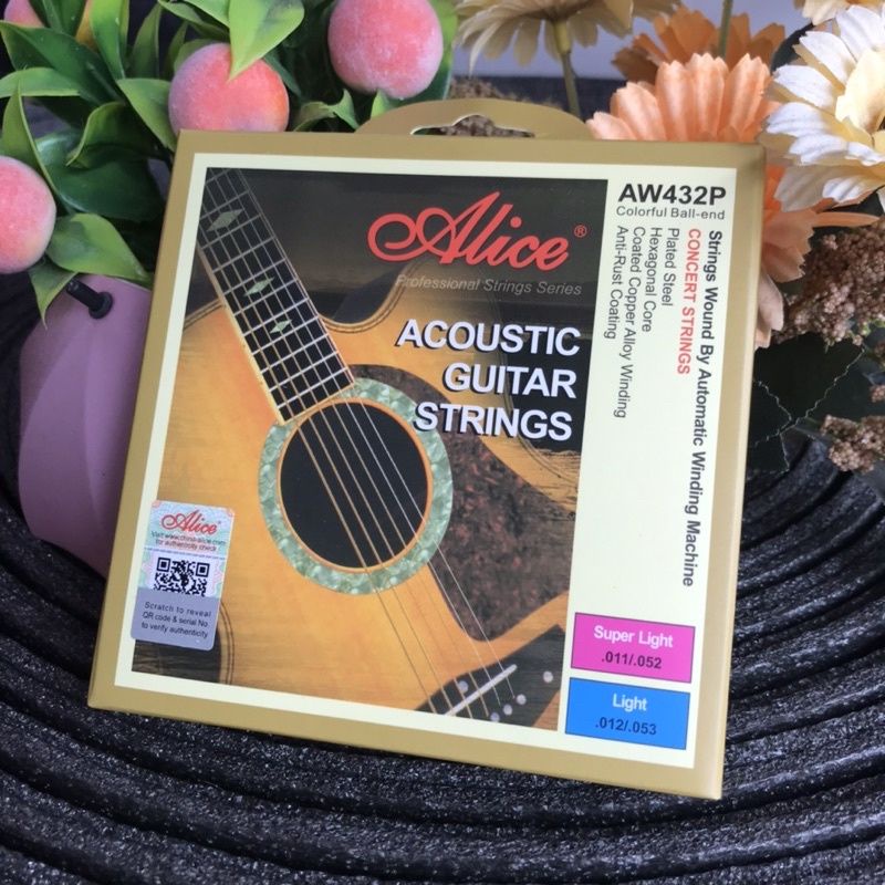 [Mã LIFE20KALL giảm 10% đơn 50K] Dây Đàn Guitar Acoustic Alice AW432 Nhập Khẩu CHÍNH HÃNG TYTYmusic