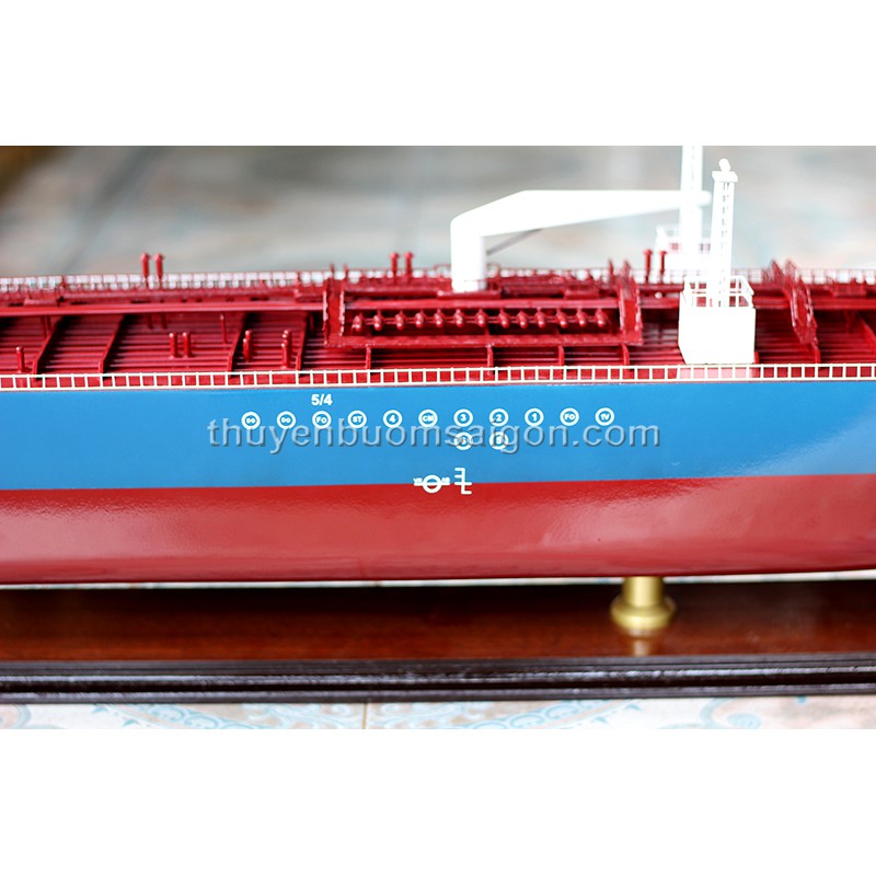 Mô hình tàu chở dầu gỗ trang trí Petrolimex Oil Tanker 100cm