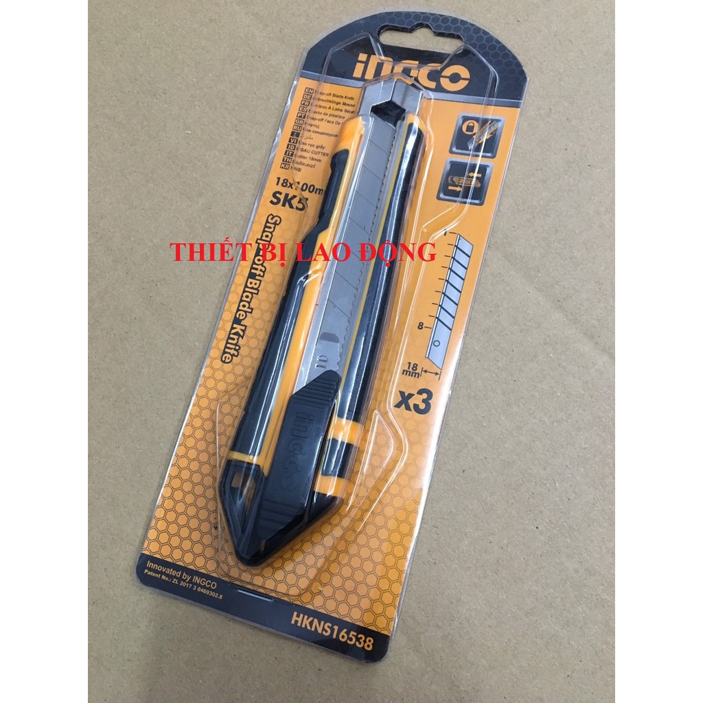 Dao Rọc Giấy INGCO HKNS16538