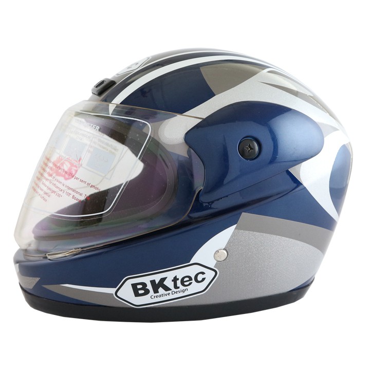 Mũ bảo hiểm full face cả đầu có kính chính hãng BKtec, nón bảo hiểm fullface cao cấp
