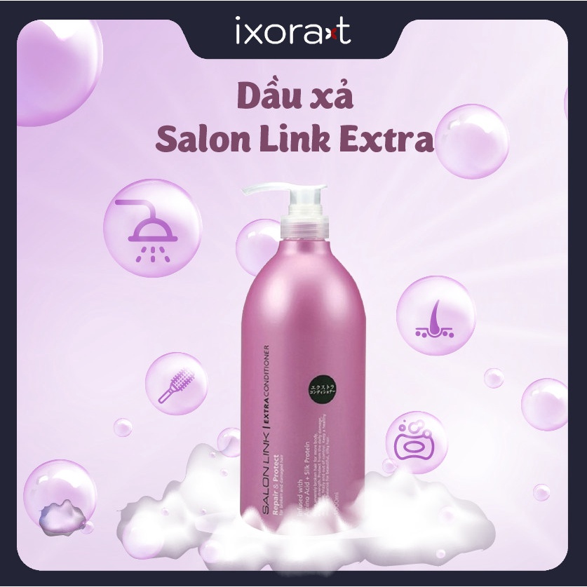 Dầu xả Kumano Salon Link bảo vệ và phục hồi tóc hư tổn không chứa silicones, hàng nội địa nhật bản chai 1000ml | BigBuy360 - bigbuy360.vn
