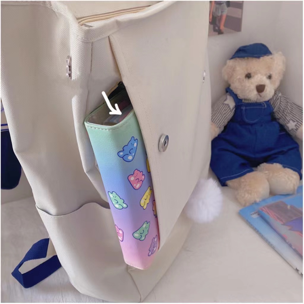 Mới Ba Lô Đi Học Gắn Tai Thỏ Dễ Thương Cho Nữ