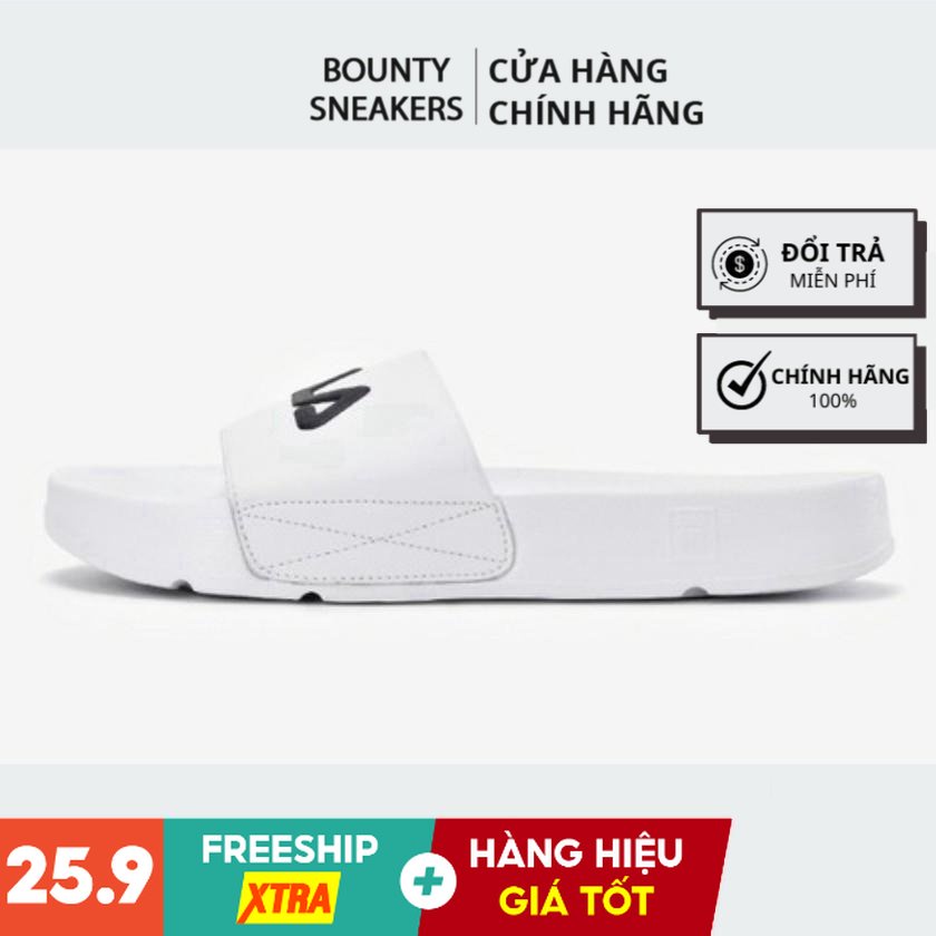 Dép FILA Drifter "White" FS1SLA2011X - Hàng Chính Hãng- Bounty Sneakers