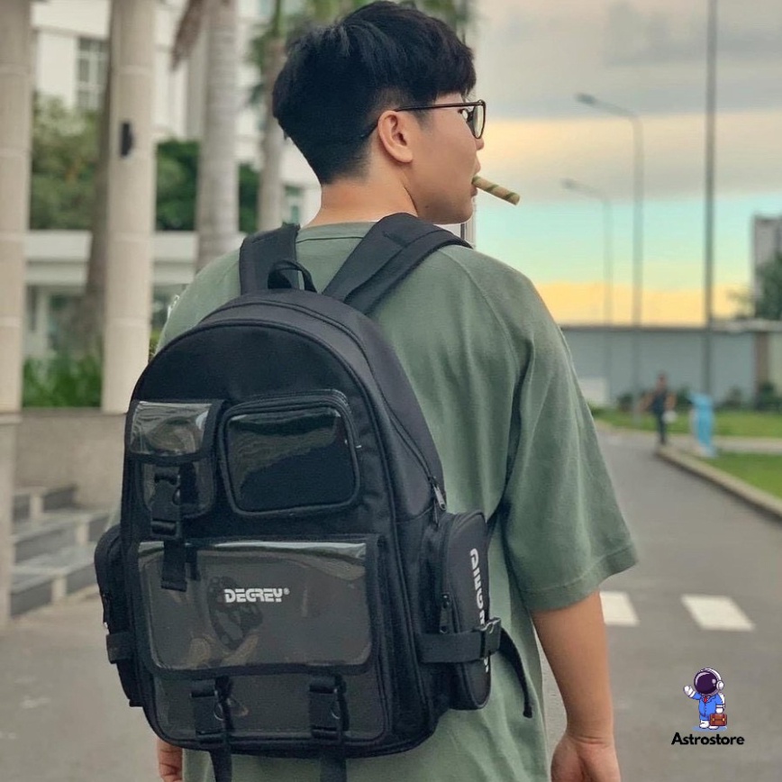 Balo Degrey Basic Backpack nhiều ngăn, vài cao cấp, chống nước, đi học, đi làm, đi chơi - Hàng nhập khẩu