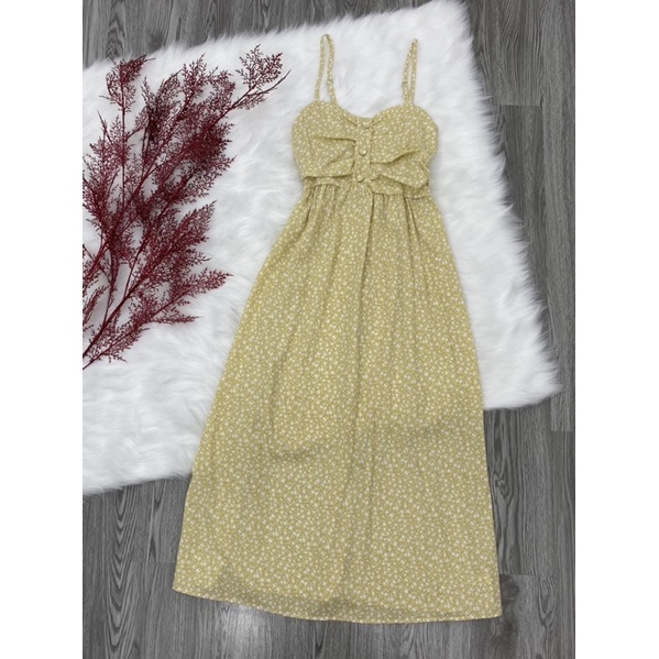 Váy 2 dây hoa nhí
