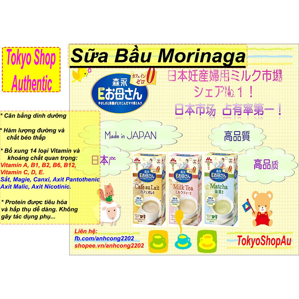 Sữa cho bà bầu Morinaga