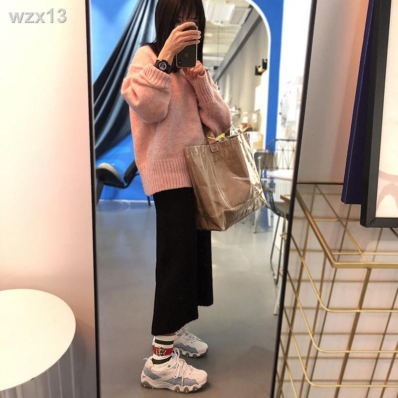 Phiên bản mùa xuân Hàn Quốc của giày ulzzang Velcro Daddy Phong cách cổ tích Harajuku nữ sinh hoang dã chụp đường